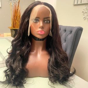 Lacefrontal human hair wig 22 inches